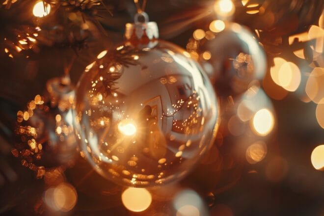 Image d'illustration. Boules de Noël.