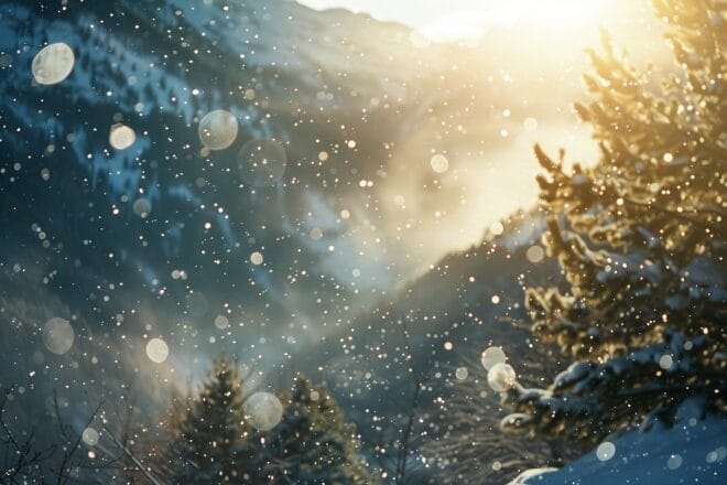 Image d'illustration. Neige en montagne