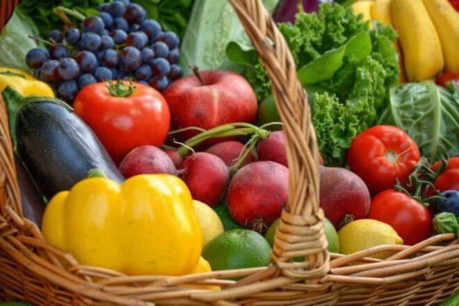 Image d'illustration. Fruits legumes