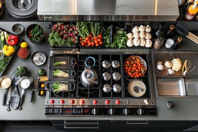 Image d'illustration. Un poste de cuisine.