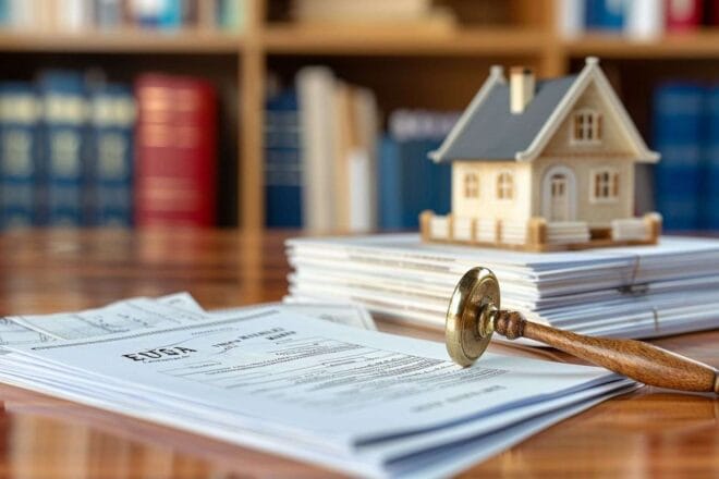 Image d'illustration. Frais de notaire, immobilier.