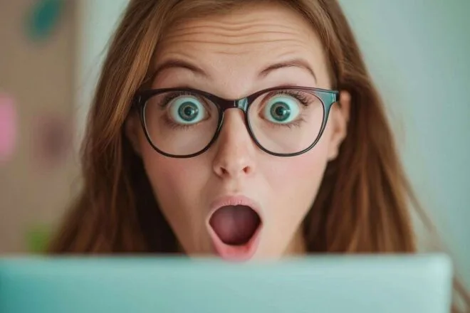 Image d'illustration. Visage surpris annonce enigmatique