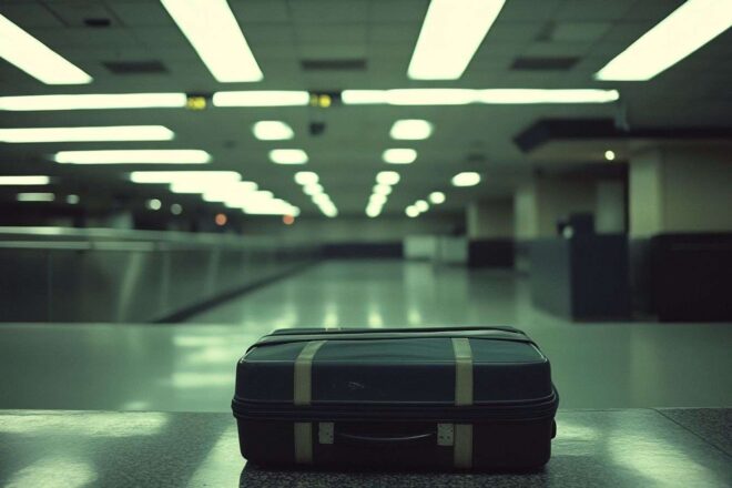 Image d'illustration. Bagages abandonnés à l aéroport