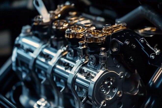 Image d'illustration. Gros plan sur moteur haute performance