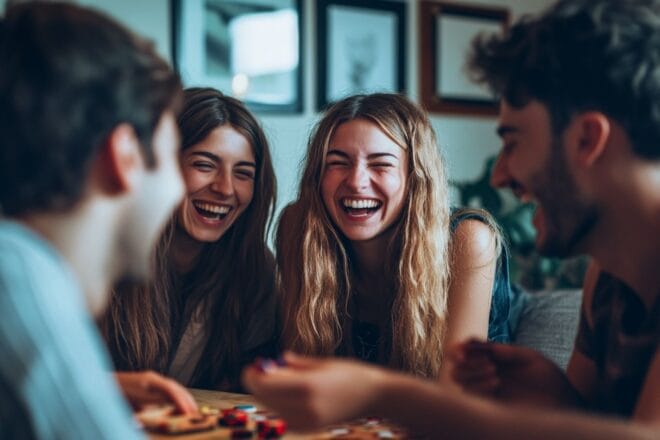 Rires partagés entre amis