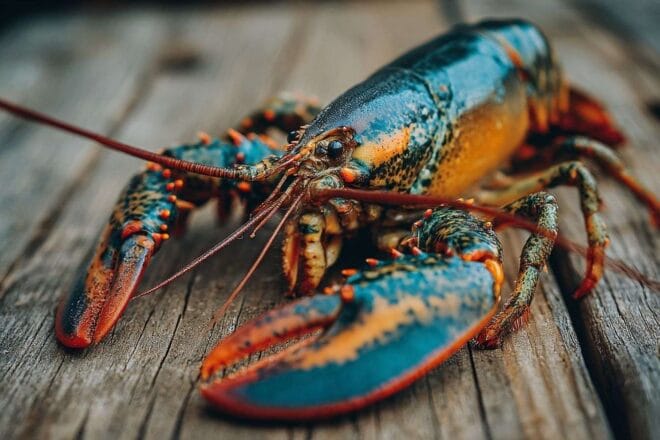 Gros plan d un homard vivant