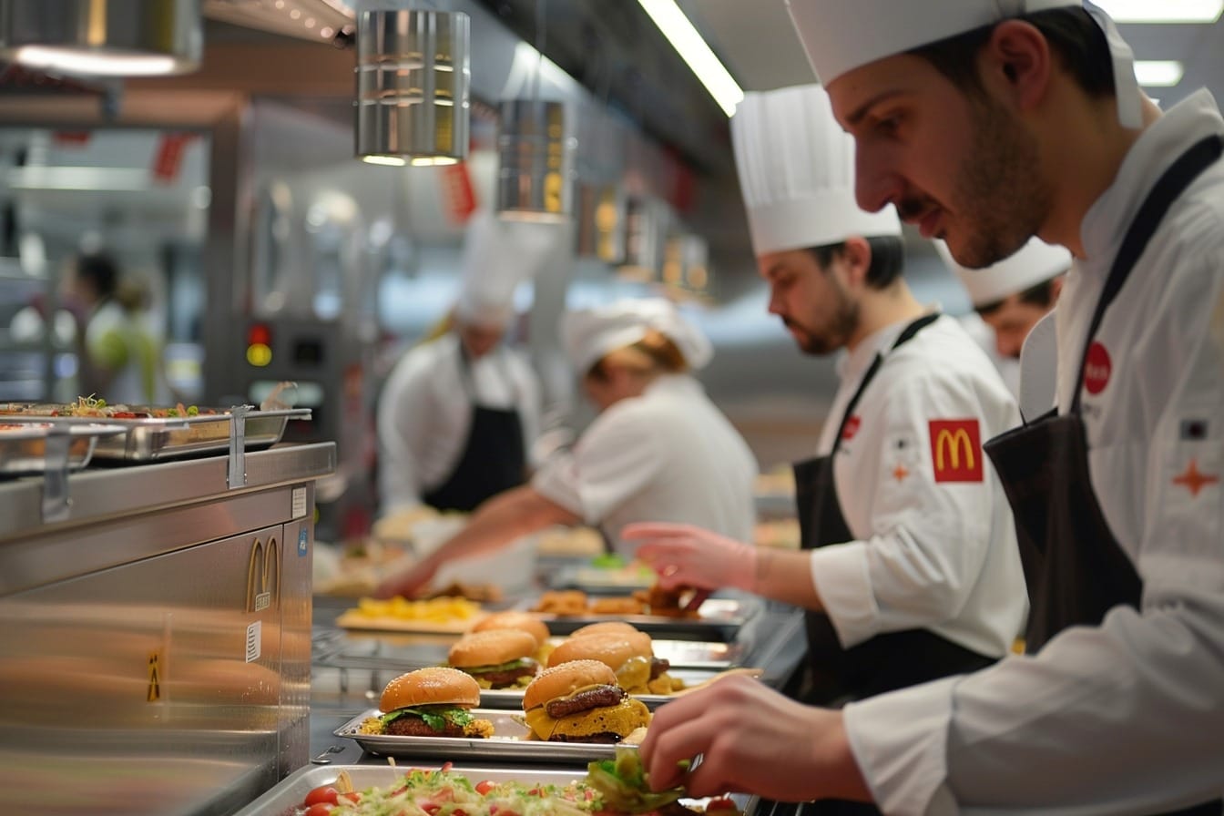 Image d'illustration. Mcdo equipiers