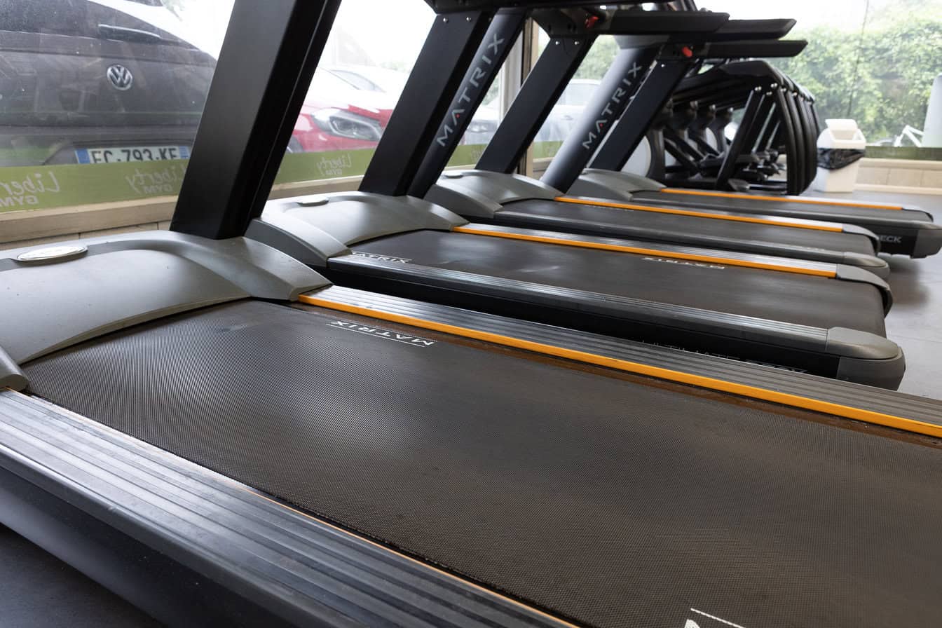 Image d'illustration. Tapis de course salle de sport