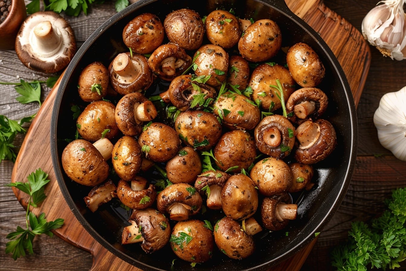 Image d'illustration. Une poêlée de champignons.