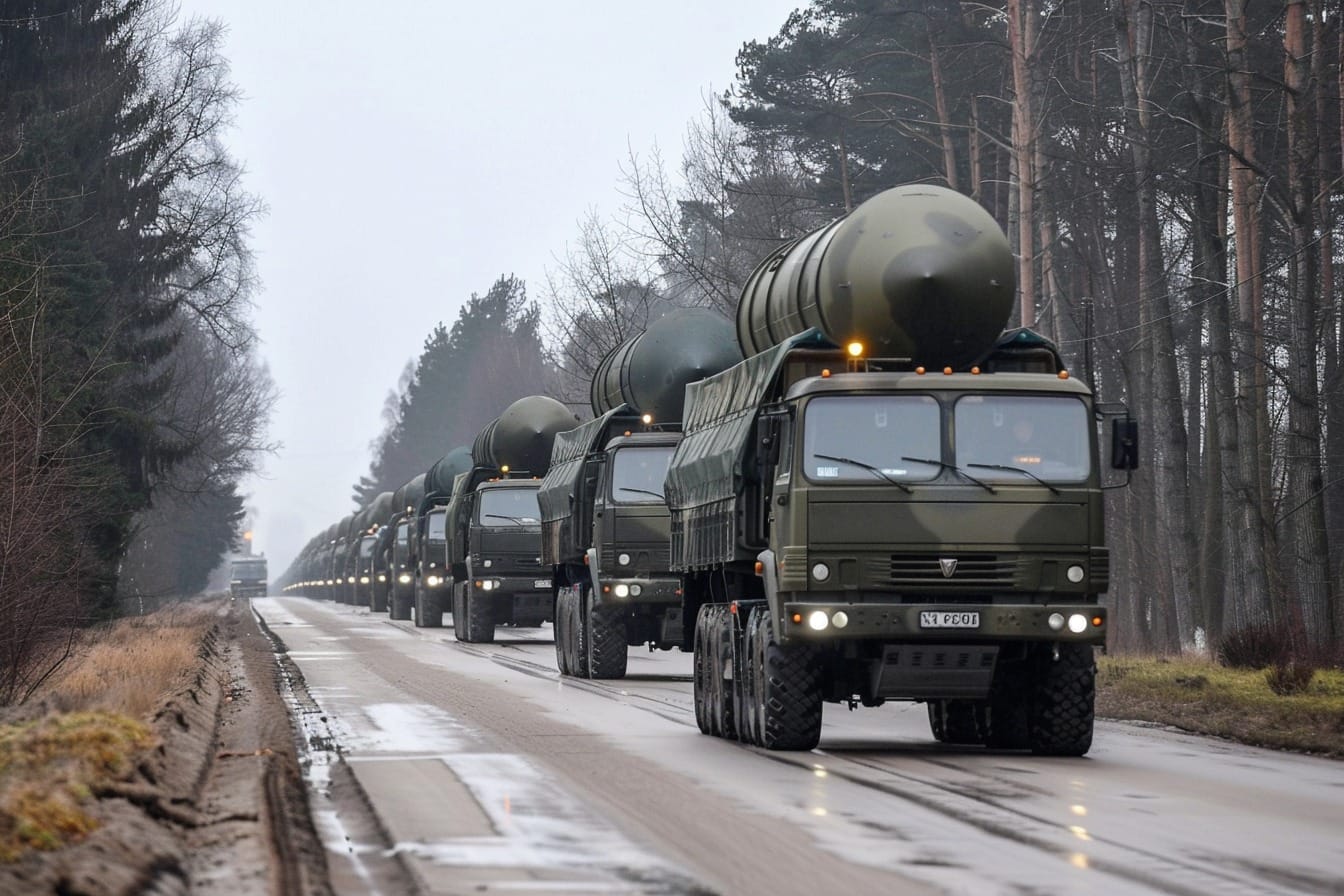 Image d'illustration. Convoi militaire missiles