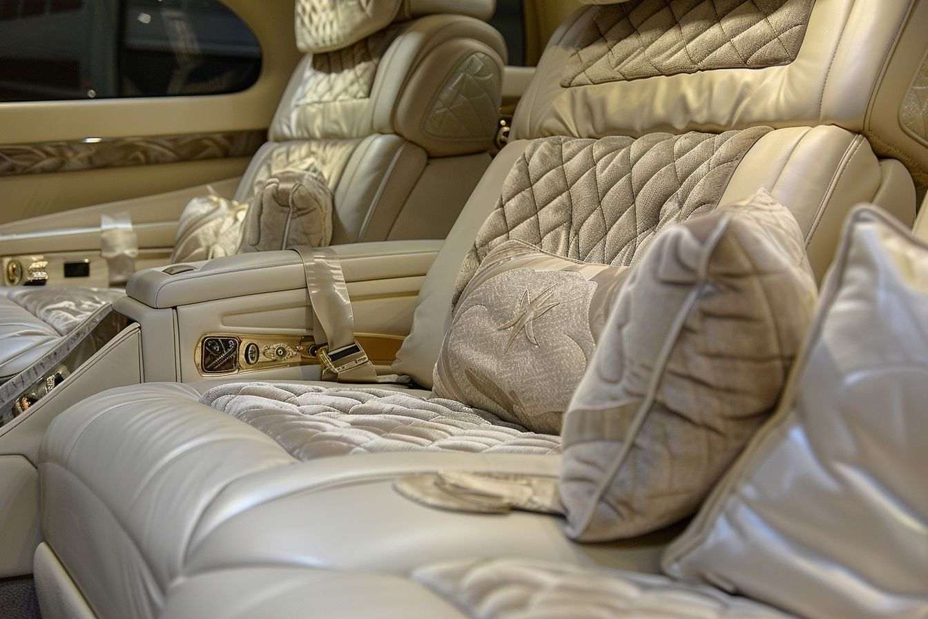 Image d'illustration. Intérieur luxueux d'un jet
