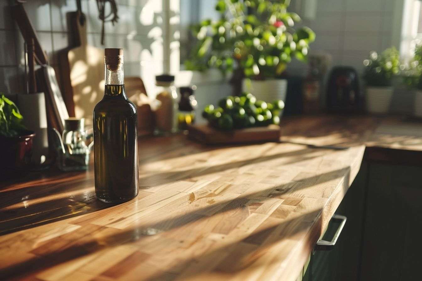 Image d'illustration. Bouteille d huile d olive élégante