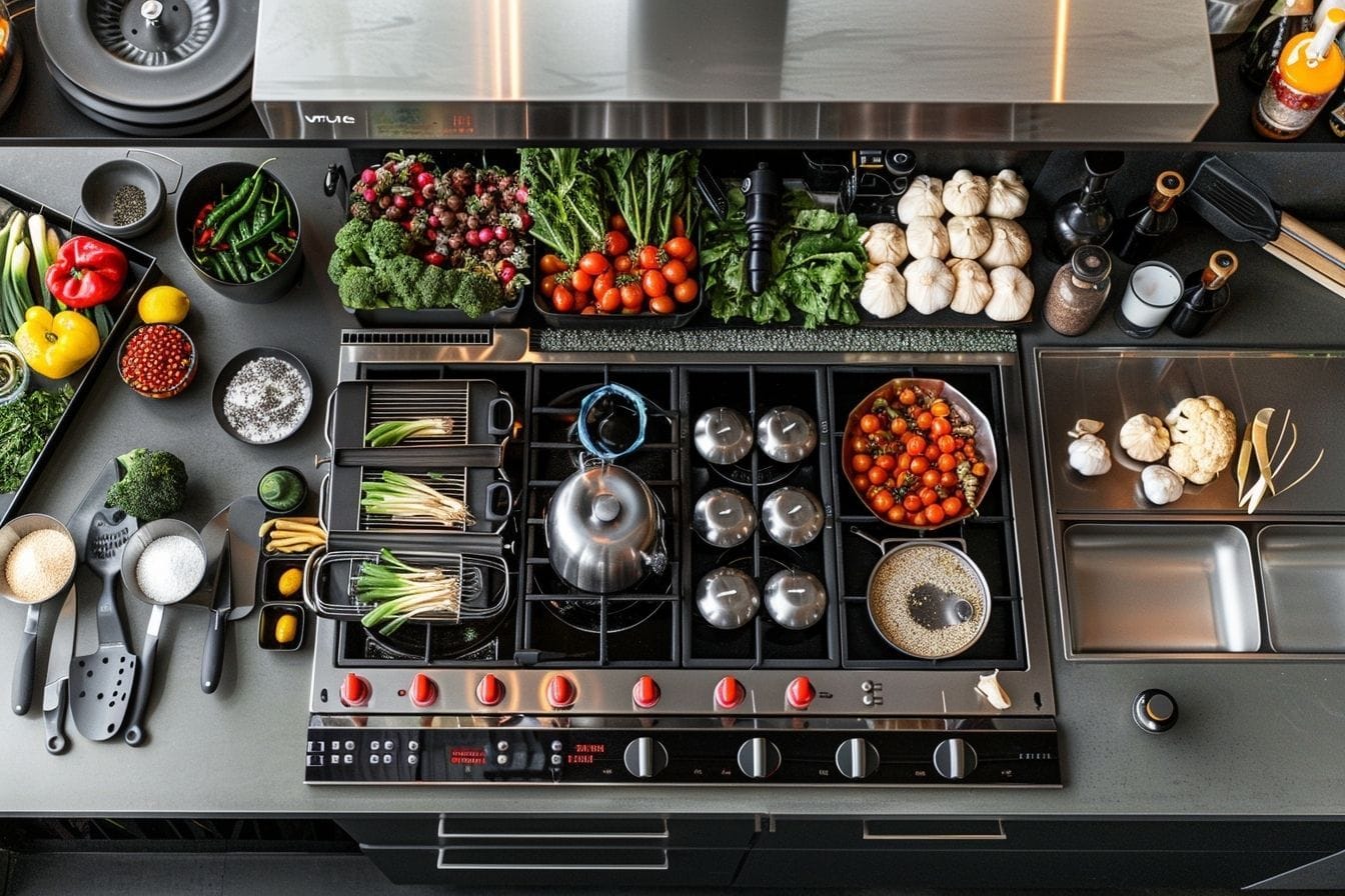 Image d'illustration. Un poste de cuisine.