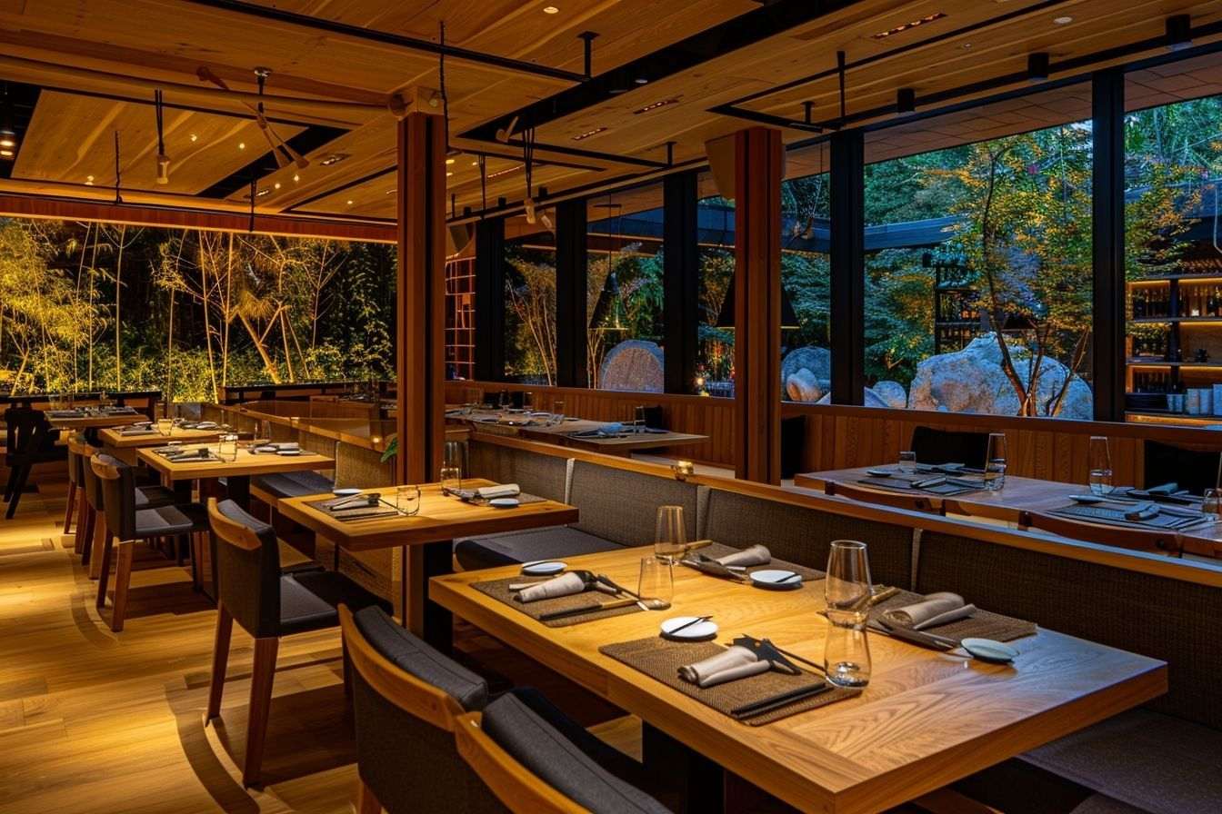 Image d'illustration. Intérieur de restaurant chaleureux