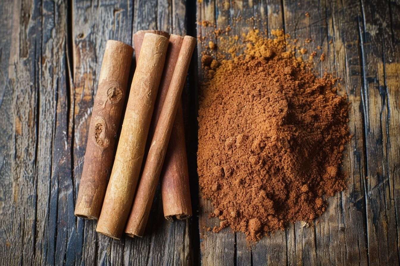 Image d'illustration. Comparaison entre cannelle de Ceylan et cassia