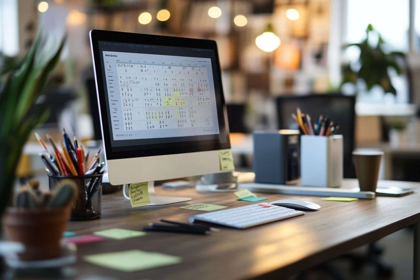 Espace de bureau organisé